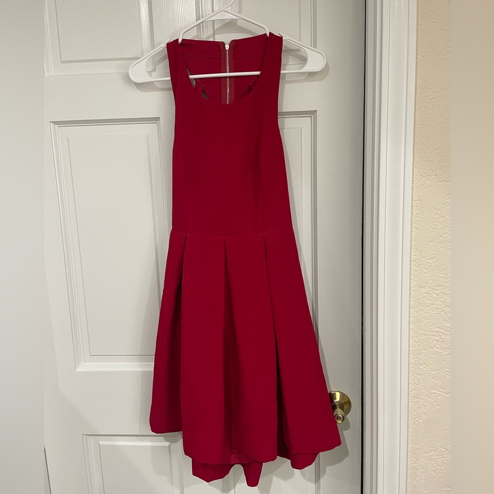 Lulu’s dress, backless design